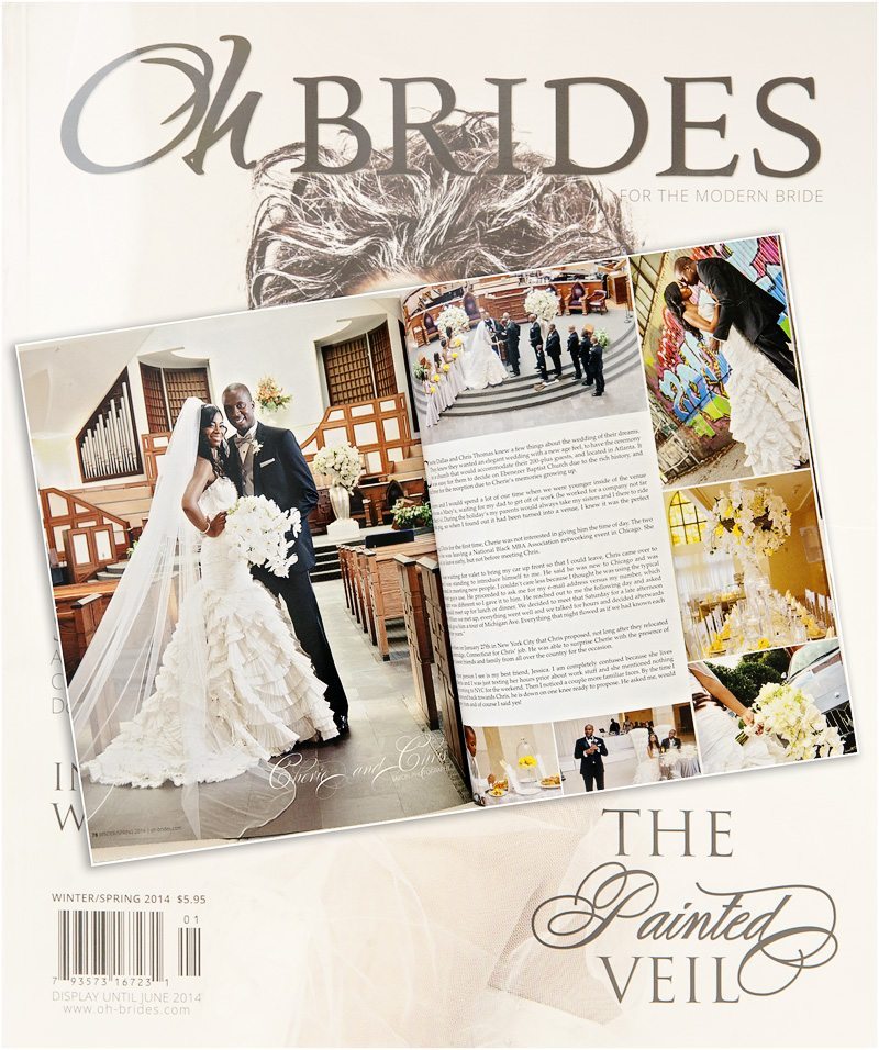 200 Peachtree Wedding | Published in Oh-Brides Magazine