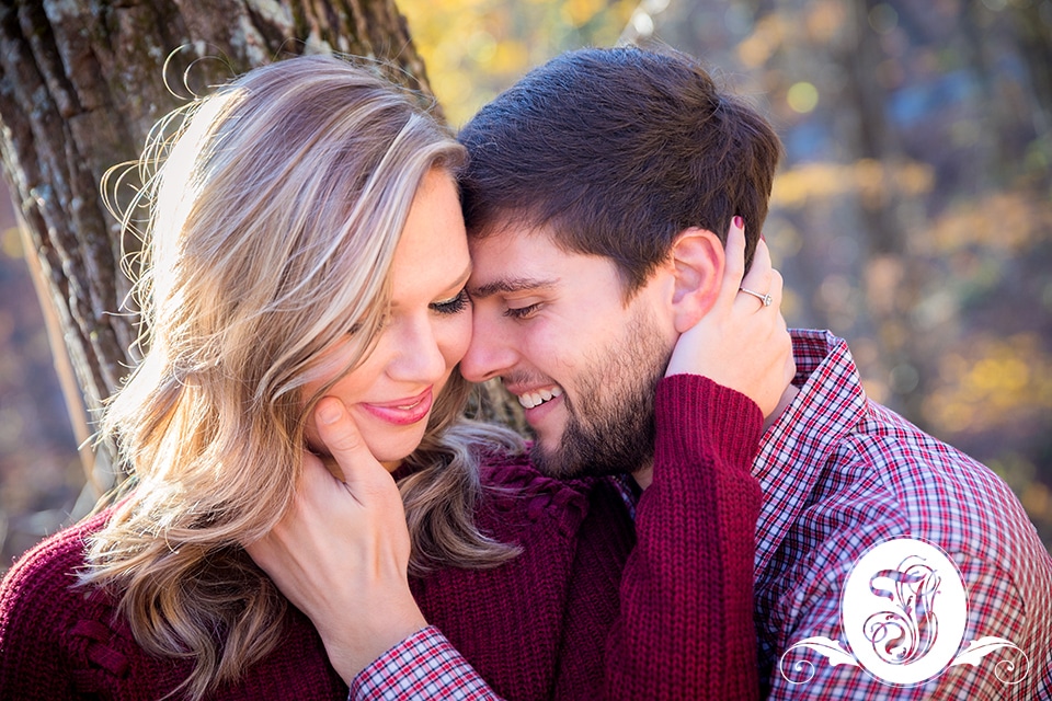 Engagement portraits at Amicalola Falls